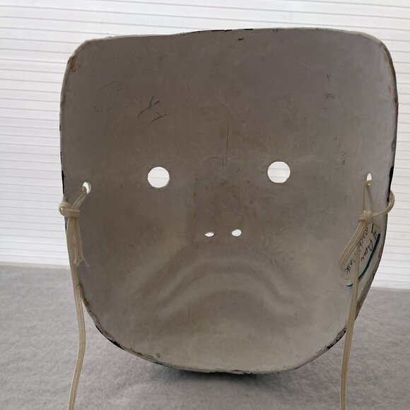 Masquerade Paper Mache Mask Hand Painted Peking Beijing Opera Green Red Chinese - Picture 5 of 14